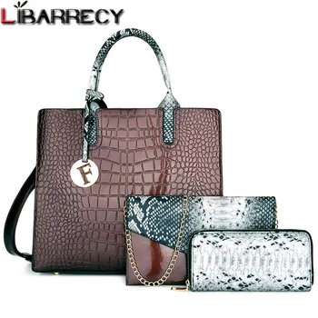 

Fashion Sequined Letter Tassel Handbag for Women High Quality Serpentine Patent Leather Travel Shoulder Crossbody Bag Female Sac
