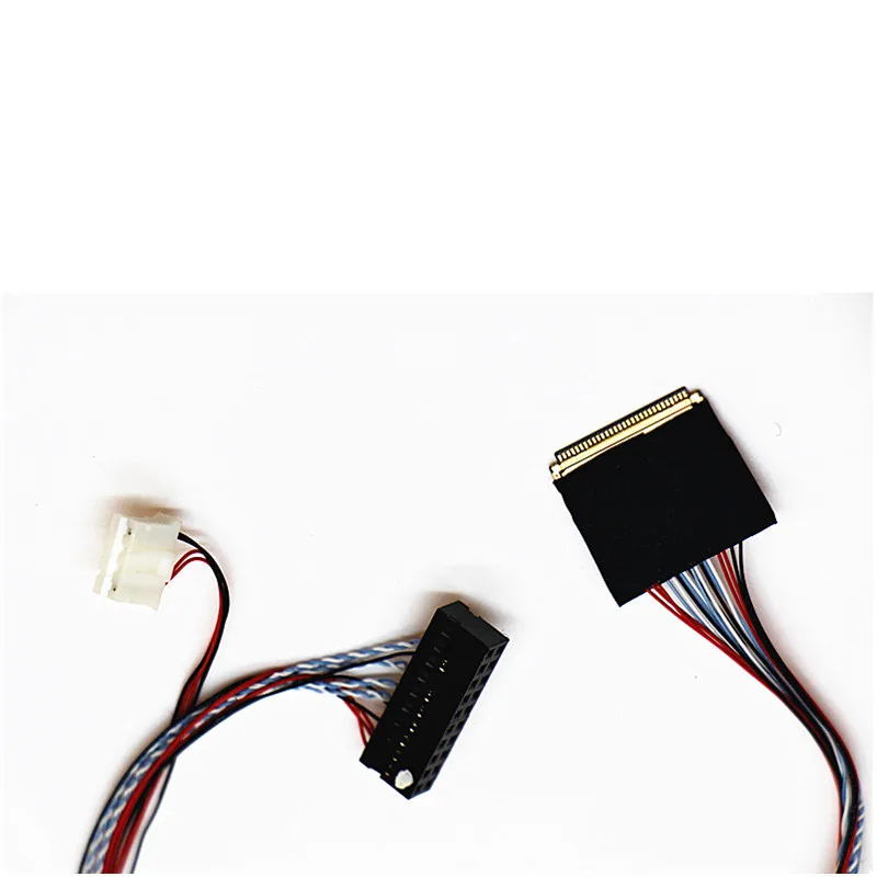 LVDS Cable Adapter Kit 1 pcs I-PEX 20453-20455 30Pin 6 Bit for 9.7" BI097XN02 BF097XN02 30Pin LCD/LED Panel