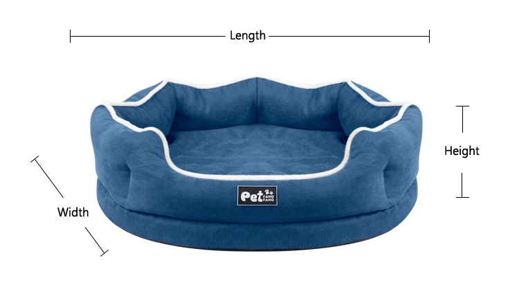 Four Seasons Pet Kennel Soft Velvet Pet Nest For Cats Dogs Washable Pet Dog Sleeping Mat Memory Cotton Dogs Sofa Bed Cats Nest (3)