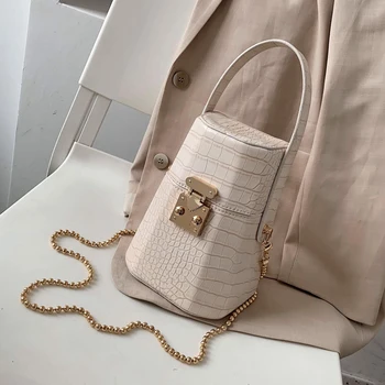 

Stone Pattern PU Leather tote bags Crossbody Bags For Women 2020 summer Round Shoulder Messenger Bag Female Luxury Handbags