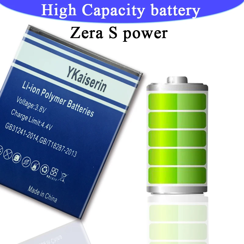 Сменный аккумулятор 4800 мА/ч 3 8 В для автомобиля высокого качества Zera S Power