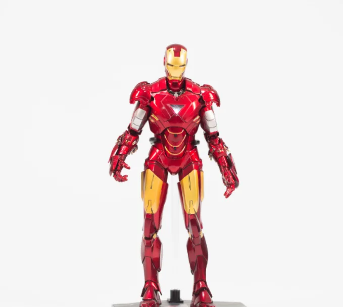 

HC MMS Marvel Avengers 3 Iron Man MK6 1/6 Action Figure Mark 4 PVC Model Collection Toys 28cm