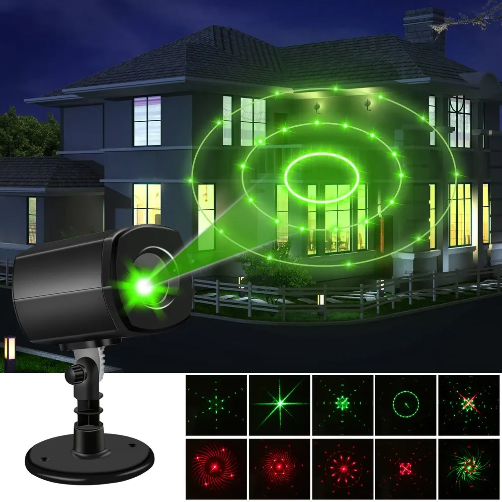 ABS+Aluminum Laser Light Projector with Auto - Timer Feature US UK EU Plug Energy-saving Creating a Twinkling Star World