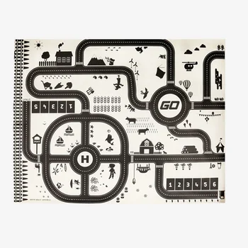 

Nordic Style Fashion Foldable Toy Car Scene Map Play Game Mats Blanket Baby Kids Crawling Blankets Floor Carpet Children Toy