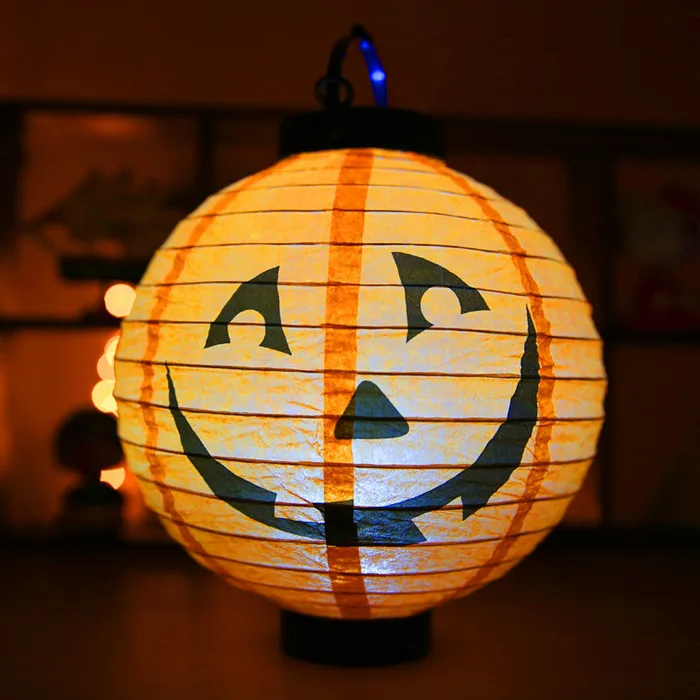Halloween-Decoration-LED-Paper-Pumpkin-Hanging-Lantern-Light-Lamp-Halloween-Decorations-for-Home-Horror-Lantern-Supplies (3)