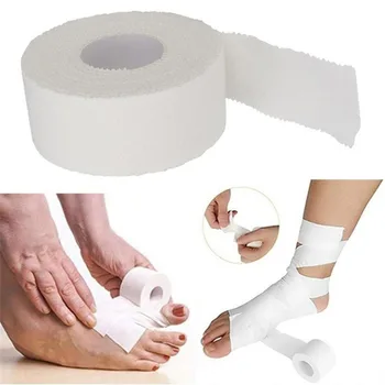 

1 Roll Medical Cotton Premium Adhesive Tape Binding Physio Muscle Elastic Bandage Strain Injury Care Support Collar Necks Cover