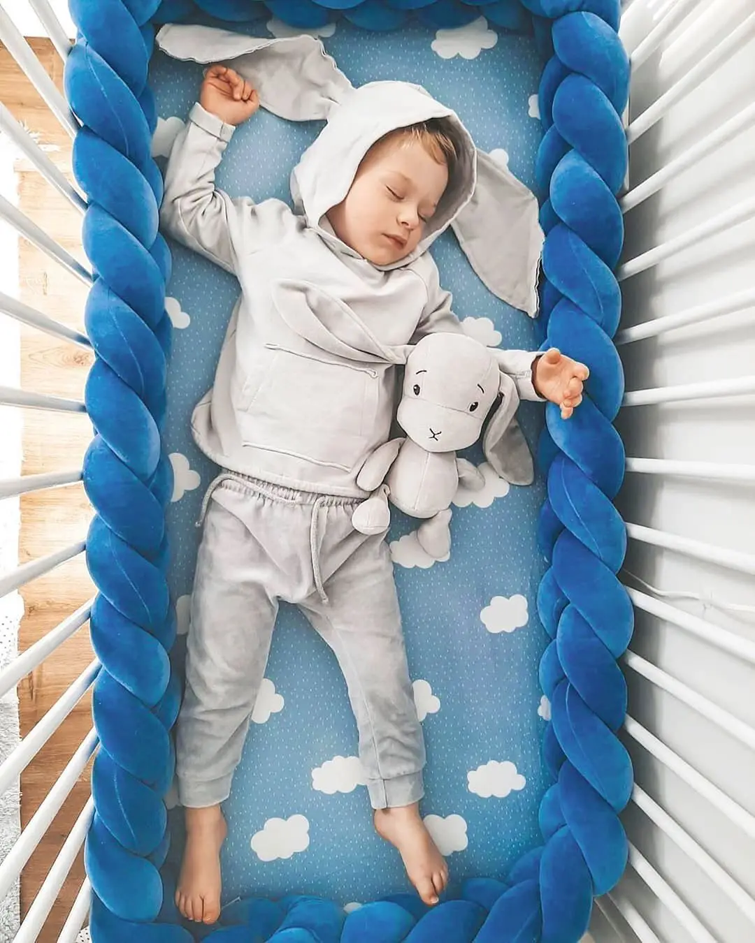 3 м кровать бампер коса узел Подушка Тур де ЛИТ Bebe Tresse детская кроватка Parachoques