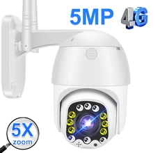SONY IMX335 karty SIM 4G kamera IP 5X Zoom odkryty 5MP HD PTZ kamera WIFI kamery monitoringu bezpieczeństwa CCTV prędkości kamera kopułkowa aplikacji Camhi