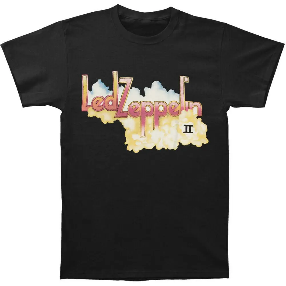 

Authentic LED ZEPPELIN II Logo with Clouds Slim-Fit T-Shirt S-3XL NEW