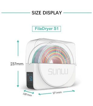 

SUNLU 3D printer Filament Dringr Box Filament protector Drying Box holder 3D Printer Filament Storage Box Keep Filaments Dry