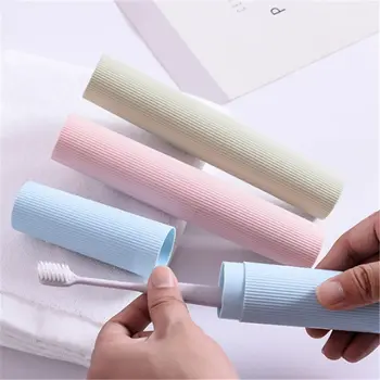 

Portable Toothbrush Case Hiking Camping Protect Storage Box Travel Tooth Toothbrush Cover Toothpaste Organizer Toothbrush Holder