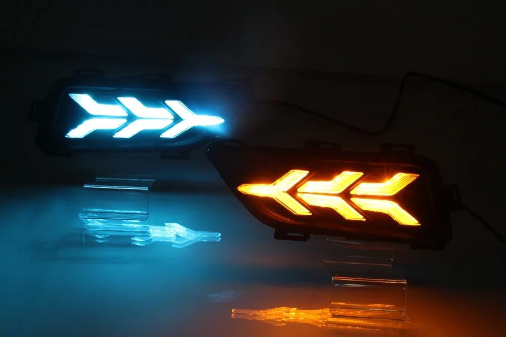 Год для Roewe RX3 дневной свет Автомобильные аксессуары светодиодный DRL фары для Roewe RX3 противотуманные фары