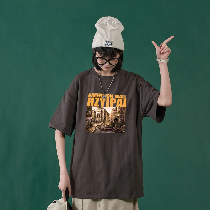 SingleRoad Female T-shirt 2020 Summer Oversized Graphic Unisex Hip Hop Harajuku Tshirt Japanese Streetwear T Shirt For Women