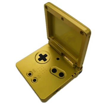

Gold Game Console Protective Housing Shell Replacement for Nintendo GBA SP Game Boy Advance SP Zelda Triforce
