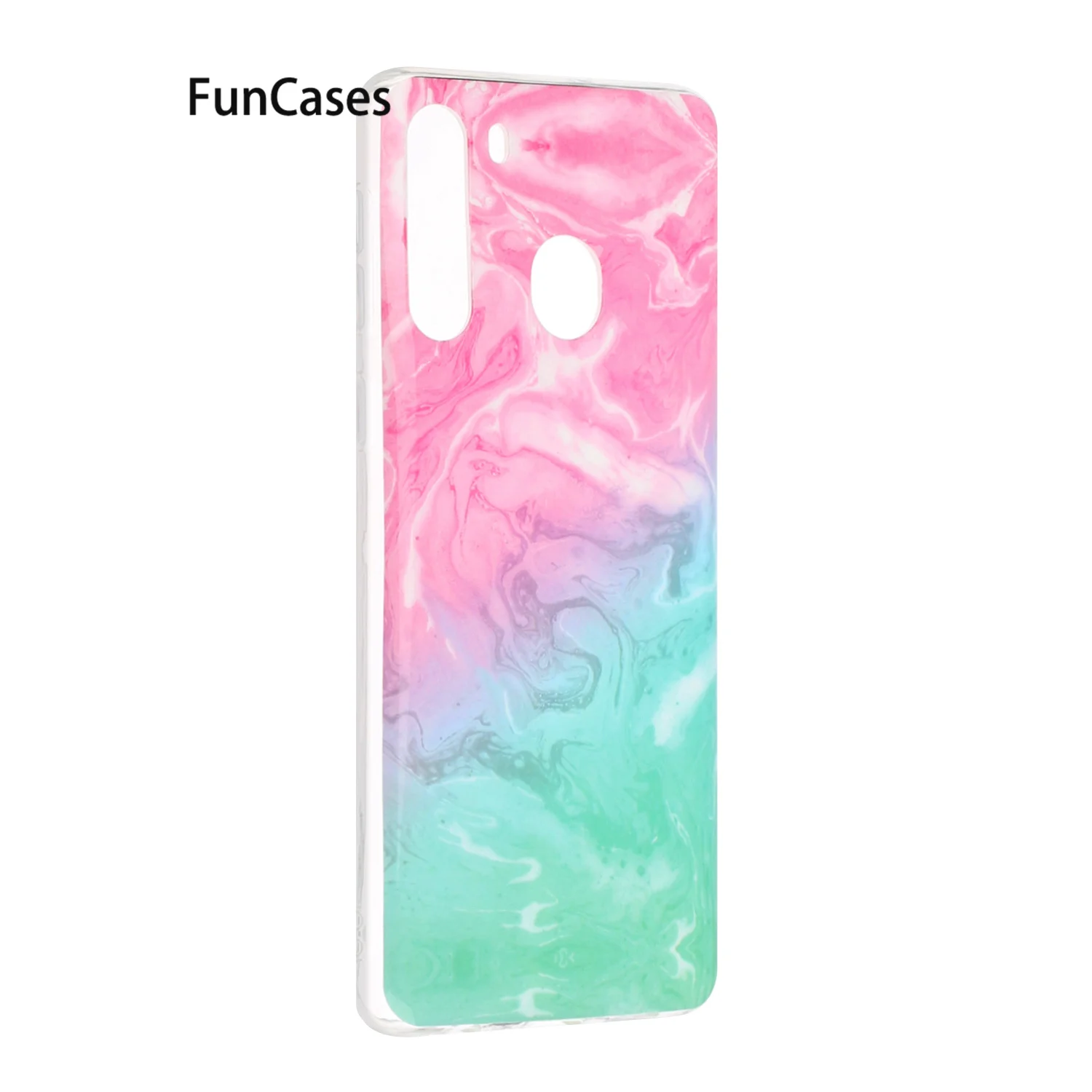 Cover A Specchio Per Accessori Samsung A21 Lussuoso Movil Soft Tpu Protector Csse Custodia Per Samsung Galaxy A21 Custodia Per Cellulare Svmsung