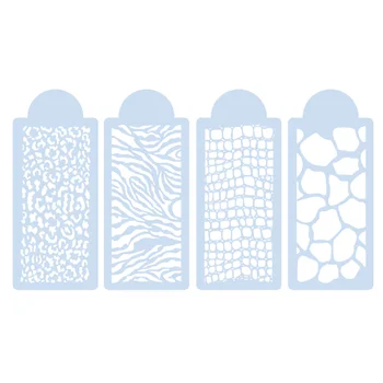 

4pc Stencil Fancy Spray Painting Template For Painting Wall Scrapbooking Photo Album Embossing Bullet Journal Stencils Reusable