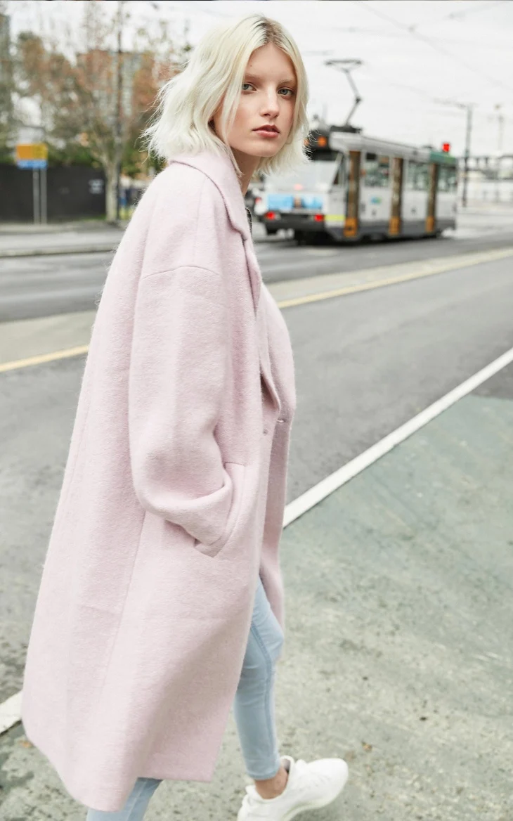 Vero Moda новое длинное пальто из овечьей шерсти Альпака | 319427507