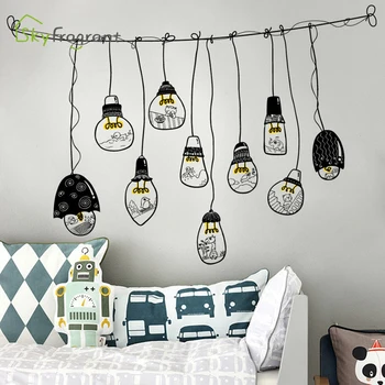 

Simple living room background wall sticker creative chandelier self-adhesive stickers bedroom dining room wall decor home decor