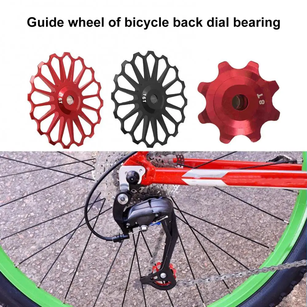 8t/10t/11t/12t/13t/14t/15t/16t/17t Mtb Bicycle Rear Derailleur Jockey Wheel Ceramic Bearing