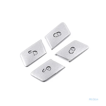 

Car Styling Door Unlock Buttons Sequins Decoration CoverS Stickers Trim for Mercedes Benz C E Class W204 W212 Auto Accessories