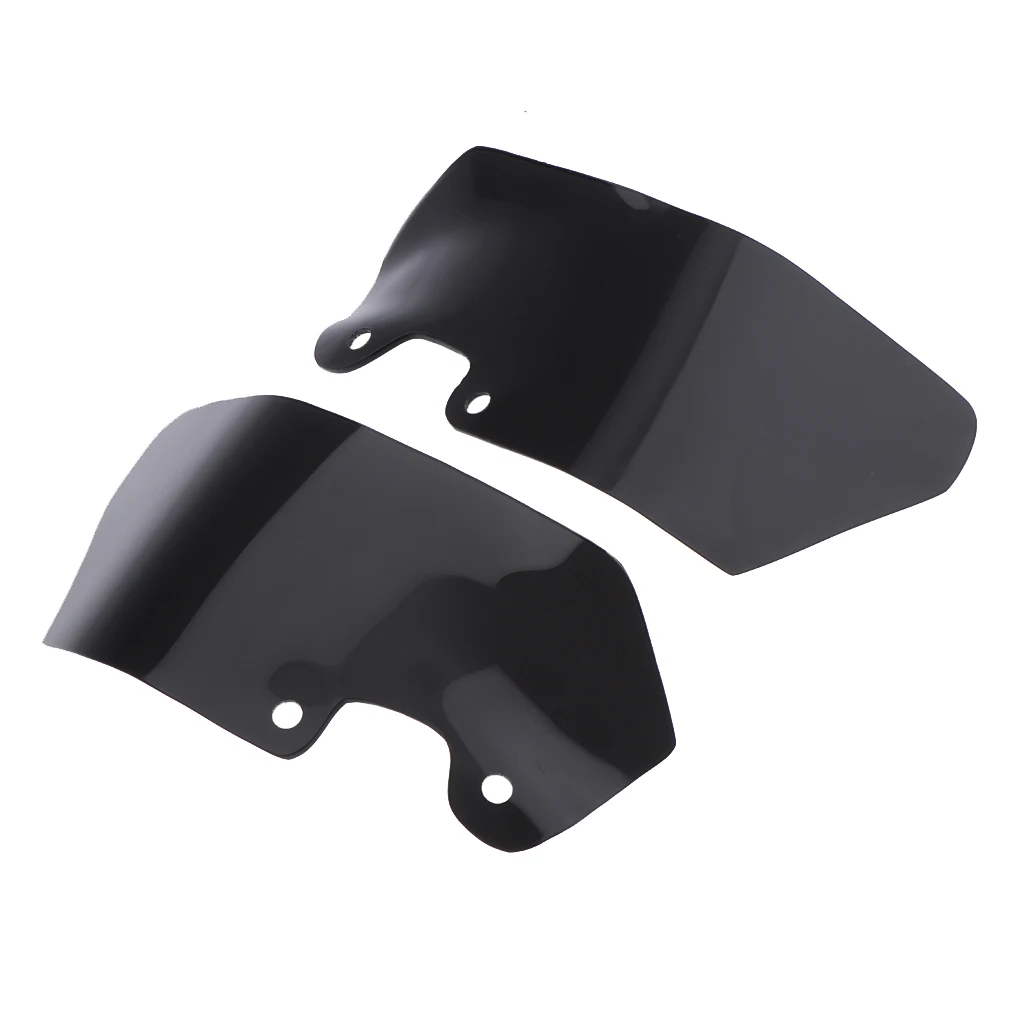 Motorcycle Left Right Side Wind Deflector Windscreen Spoiler Shield for BMW R1200GS, Black