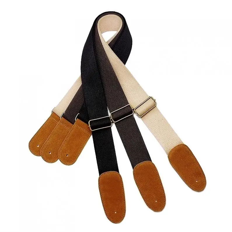 

Guitar Strap Adjustable Pure Cotton Guitar Strap for Acoustic Electric Bass Guitar 3 Colors Optional Guitar parts