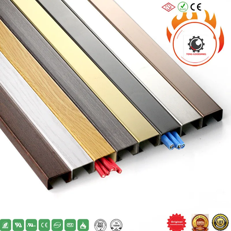 304StainlesssteelFloorCordProtectorFloorCableCoverFloorCable