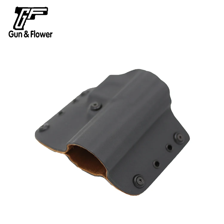 Gunflower Glock 17/22/31 снаружи пояса Kydex кобура с кожа снаружи пистолет CarryCase Крышка для съемки на открытом воздухе