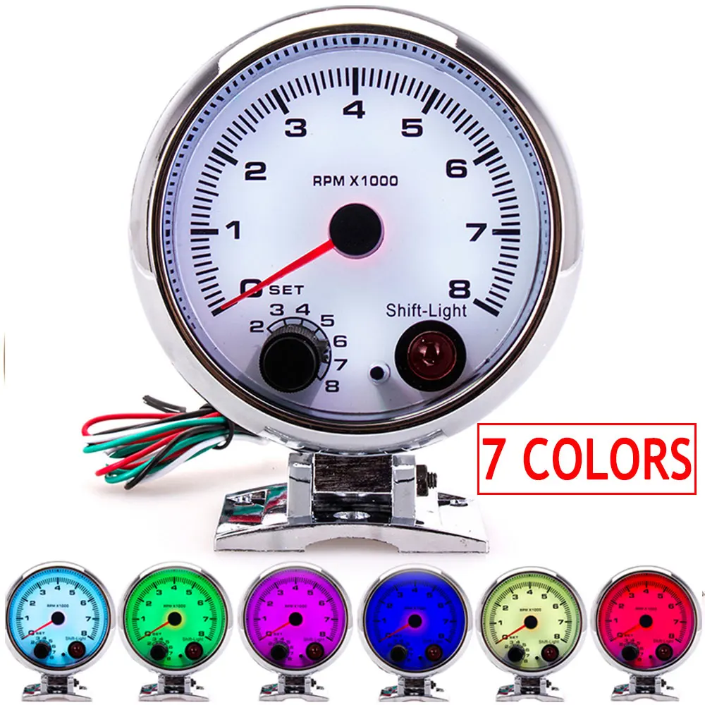 Автомобильная лодка с тахометром универсальная 95 мм 0 8000 об/мин измерительный