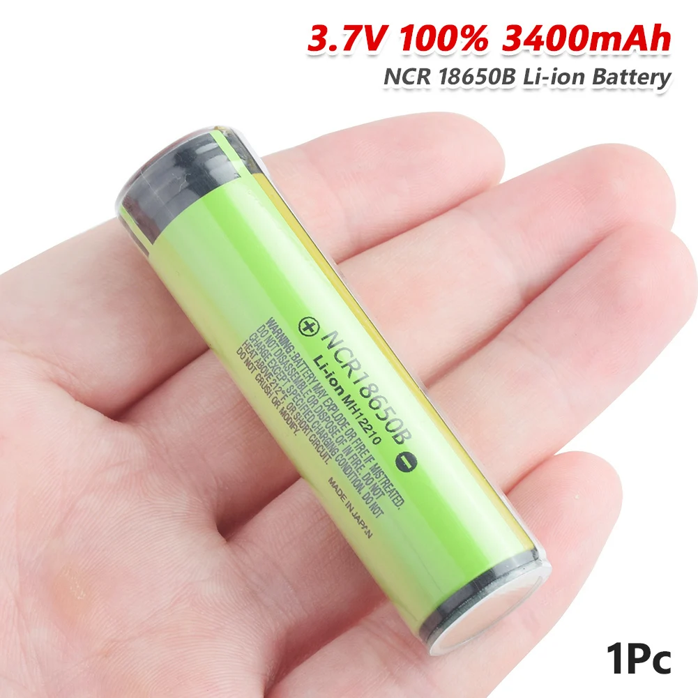 1/2/4 шт 3 7 V NCR 18650B 3400mAh литий ионные литиевые батареи с печатной платой для