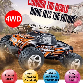 

JJRC Q121 RC Car Off Road Buggy Radio Control 2.4GHz 4WD High Speed Climbing Remote Control Car Toys For Boy Twist- Desert Drift
