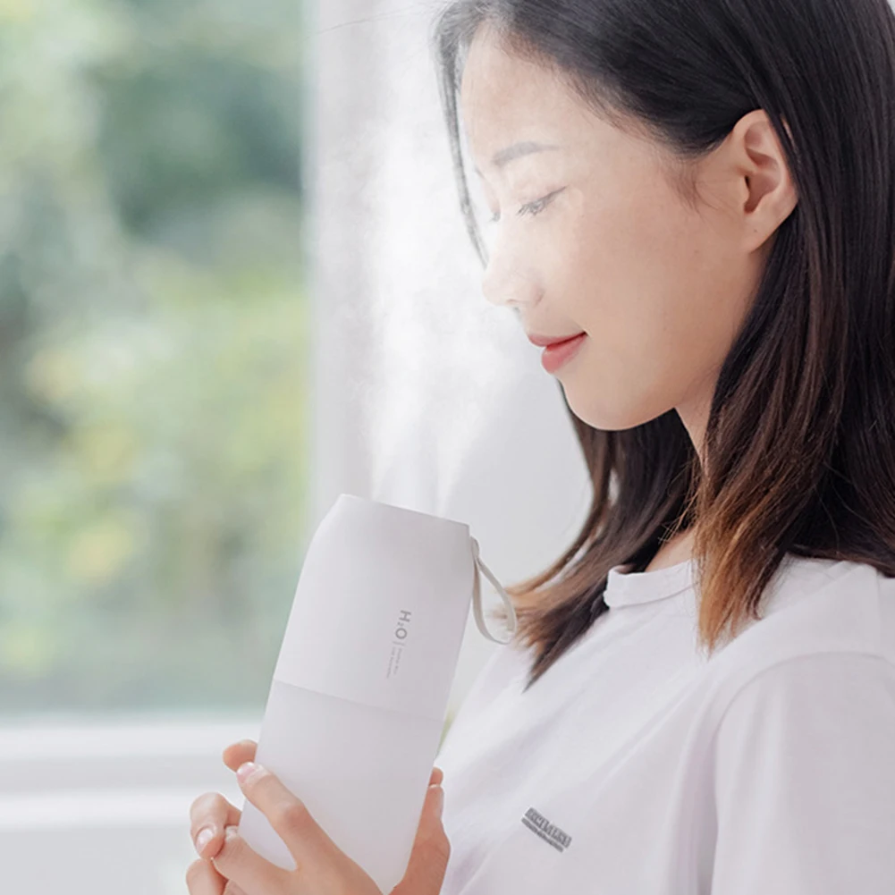 300ml Portable Spray Home Car Humidifier Double Nozzle Cool Mist Aroma Diffuser Usb Charging With Led Night Light Humidificador