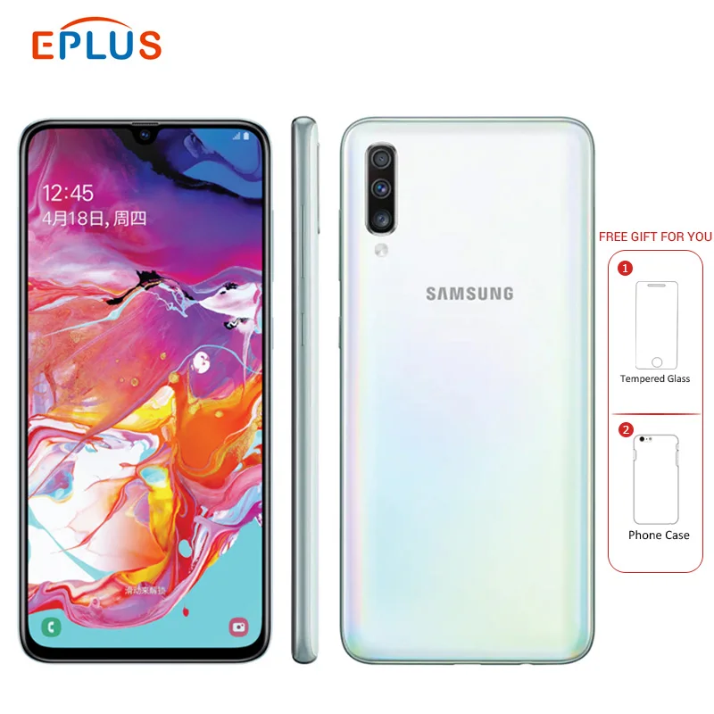 Samsung Galaxy A70 A7050 смартфон с 6 7 дюймовым дисплеем восьмиядерным процессором Snapdragon 675