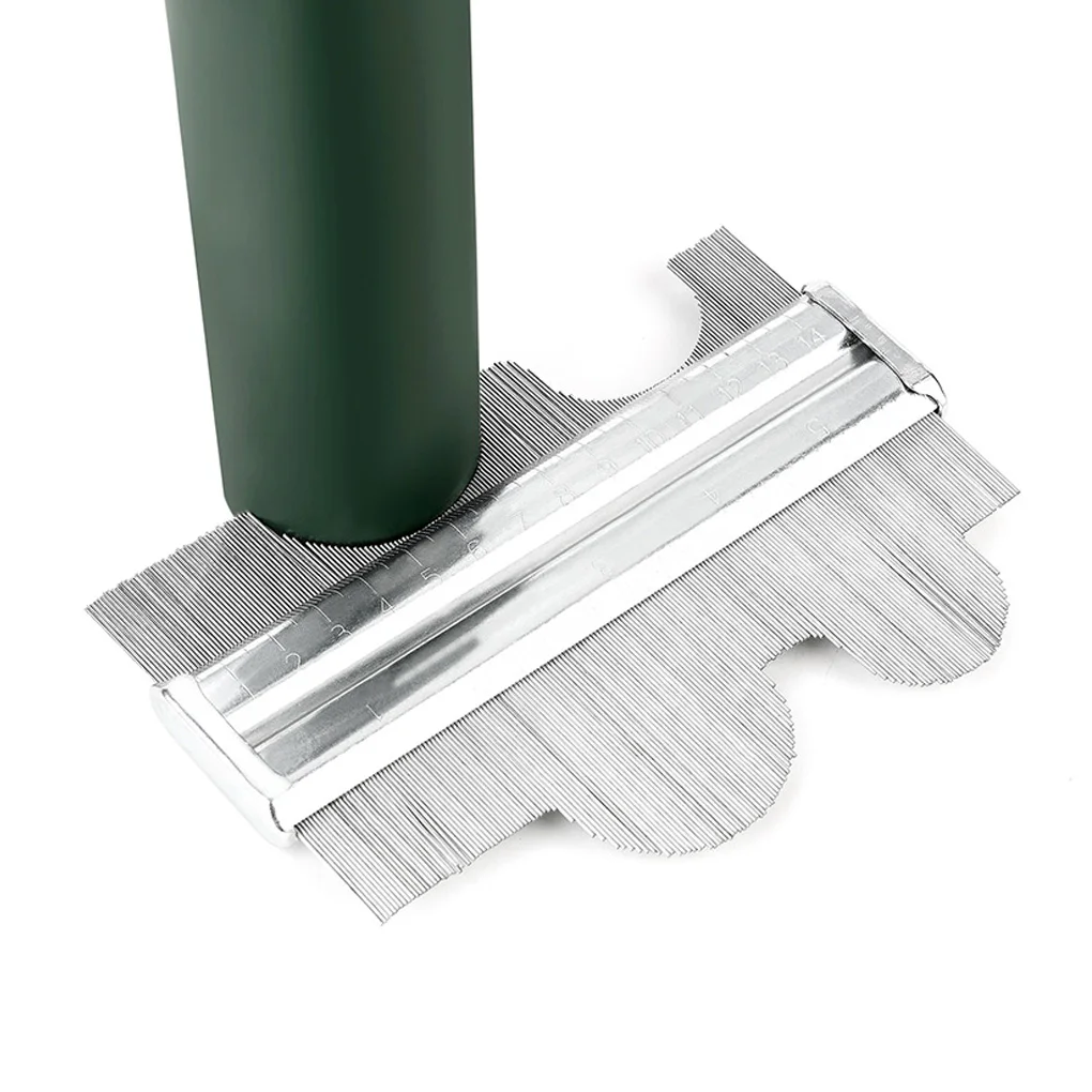 

130mm 155mm Steel Profile Contour Gauge Deep Decorating Template Tiling Steel Tiling Skirting Laminate Profile Wood Shape