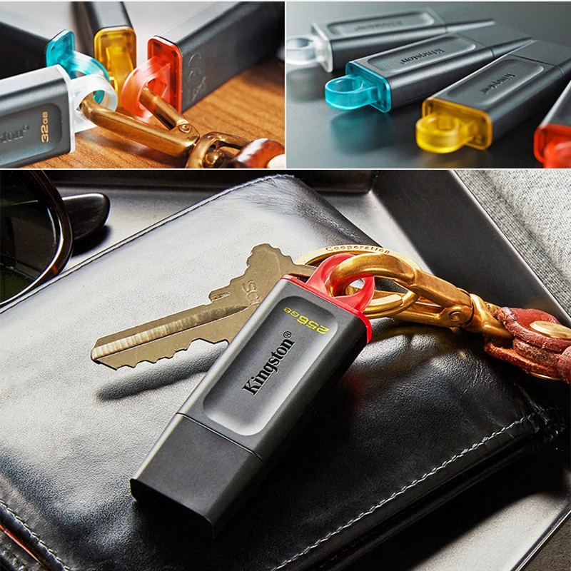 Kingston-unidade Flash Usb Pendrive Disco Metal u Cartão de Memória Flash 16gb 32gb 64gb 128gb 3.1 - Imagem 5