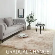 Нордический сплошной ворс плюшевый ковер коврики для гостиной большой размер противоскользящие спальня/кабинет/коридор мягкие ковры детский коврик для спальни