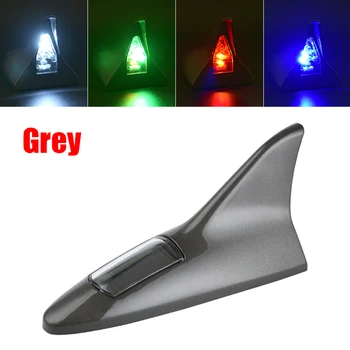 

Shark Solar Power Shark Fin Emergency Car Light Anti Collision Solar Power 8 LED Emergency Car Light