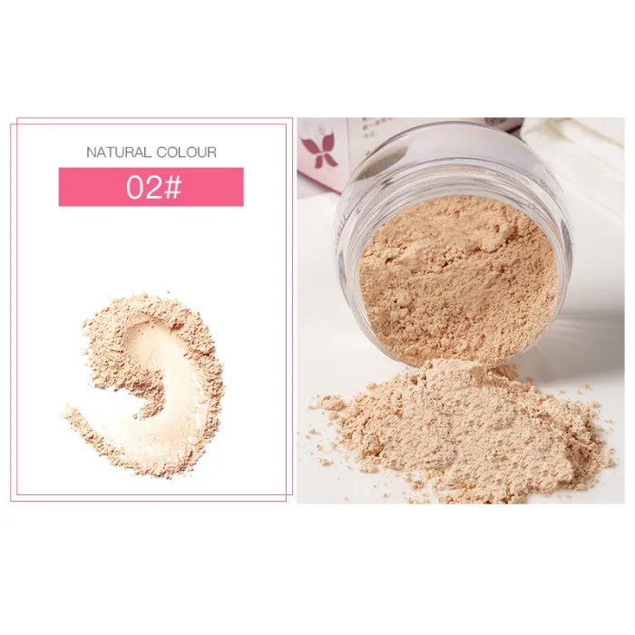 Newest Loose Powder Finish Makeup Setting Powder Smooth Oil-control Brighten Skin for Women Promotion