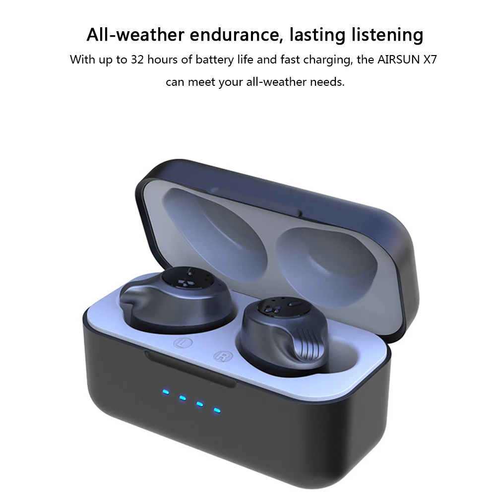 

Bluetooth 5.0 Waterproof Earphone TWS+ANC Wireless Earphones Earbuds Noise Reduction Headset Sports Waterproof Earbuds Earplug