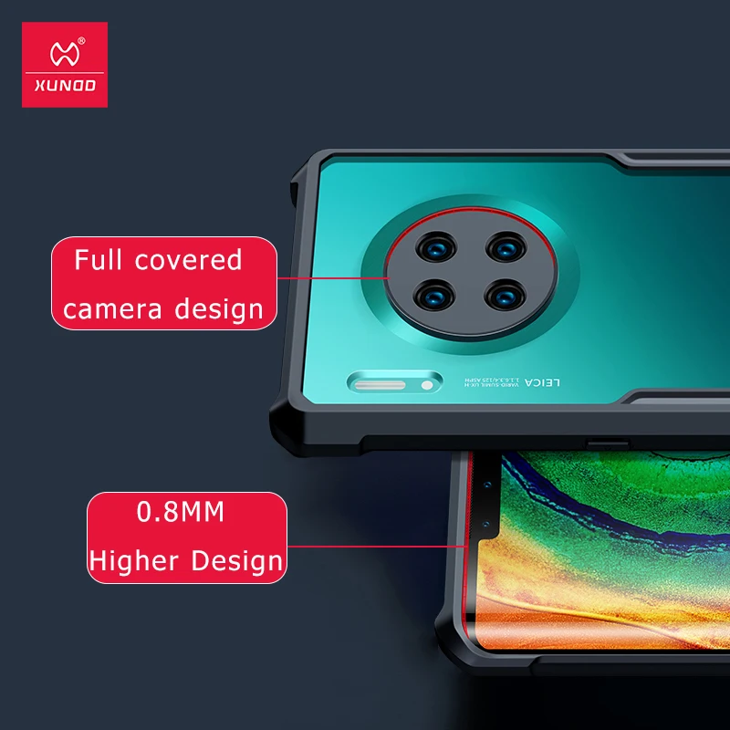 Mate 30 Pro Чехол XUNDD для Huawei мат Mate30 кейс Samsung Galaxy прозрачный подушки безопасности