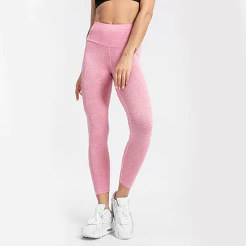 SALSPOR Women's Sexy Seamless Leggings Mid Waist Hips Push Up Printed fitness Legging Female Work Out Slim Leggins Solid Feminin 2