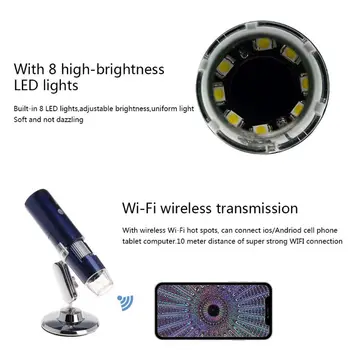 

1080P WiFi Microscope 1000X Magnifier for Windows 83XA