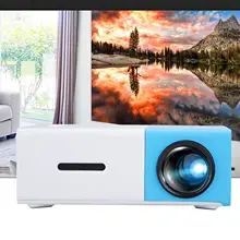Compact Mini Projector Movie Projector Video Projector Multi-Ports LED Imaging Technology Superior Durable Lightweight For Movie