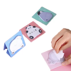 Bloc Notes animaux créatifs 8 pièces, bloc Notes autocollant, motif Animal mignon, papier déchirable, mémo, cadeau pour étudiants 