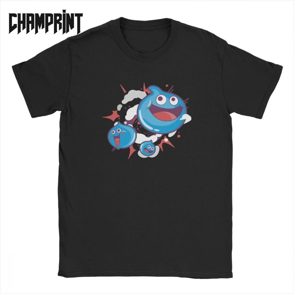 Crazy Boingburg Dragon Quest T-Shirts Men Cotton T Shirts Xi Rpg Game Toriyama Games Warrior Slime Short Sleeve Tees Gift Idea |