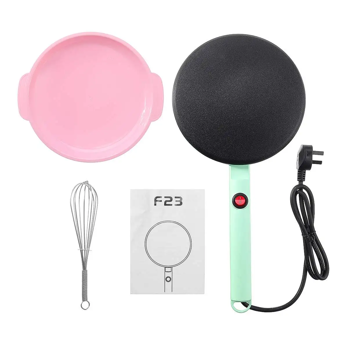 

20cm Electric Crepe Maker Non Stick Pancake Baking Pan Frying Griddle Machine Cake Machine Kitchen Cooking Tools 220V 700W