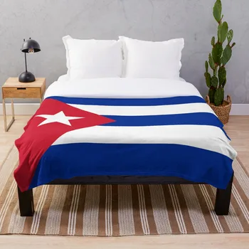 

Cuba flag Throw Blanket Soft Sherpa Blanket Bed Sheet Single Knee Blanket Office Nap Blanket