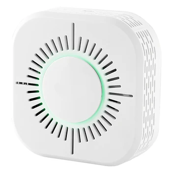 

C50W 360 Degrees High Sensitivity Wireless Security Smoke Fire Detector 300M Wireless 433 Transmissions Without Battery