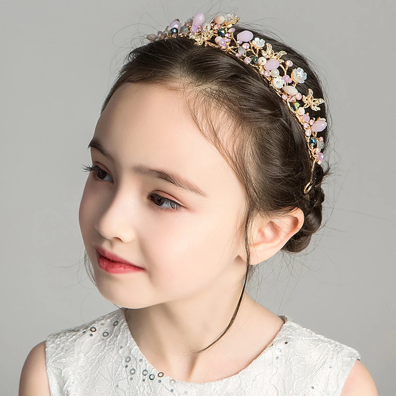 Diademas de flores para niña, accesorios para el cabello, diadema de para niña|Accesorios para pelo de niña| - AliExpress