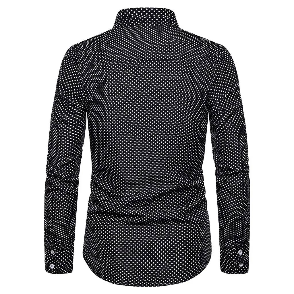 Shujin Chemise Slim Fit Повседневная рубашка с рисунком «гусиные лапки» Мужская модная рубашка с длинными рукавами и пуговицами Лето Осень мужские рубашки Homme бизнес